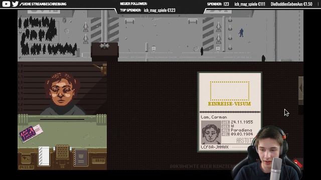 Es lebe Arstotzka! - Papers, Please #1 [Deutsch/German] смотреть онлайн