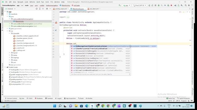 How to BottomNavigationView in Android Studio | Android Studio Tutorial for Beginners смотреть онлайн