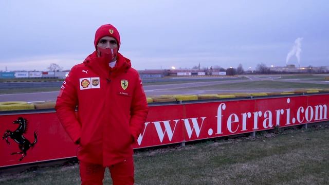 Carlos Sainz first day Ferrari F1 driver - Q&A смотреть онлайн