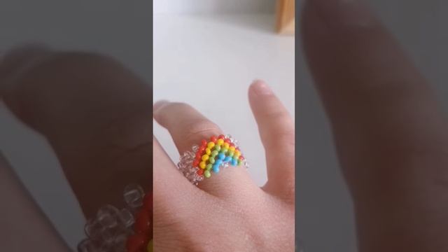 идеи летних украшений?#рекомендации#бисер#бисероплетение#кольца#творчество смотреть онлайн