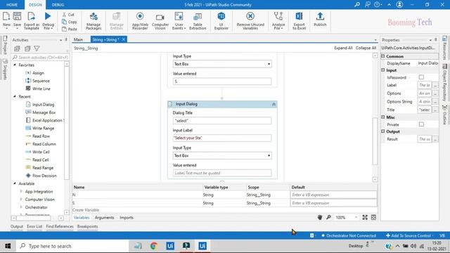 How to combine string & integer in UiPath | UiPath RPA Variable| Booming Tech |(Variables in UiPath смотреть онлайн