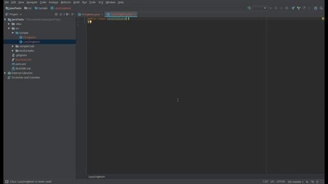 Cómo implementar SINGLETON en Java смотреть онлайн