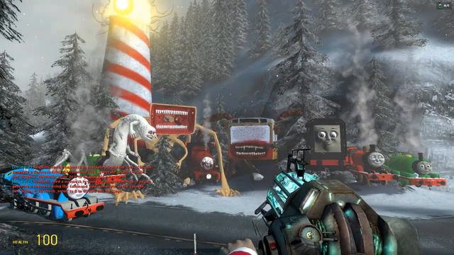 HOUSE HEAD CURSED TRAIN, LIGHTHOUSE, BUS EATER, SIREN HEAD, PROTOTYPE CHOO-CHOO CHARLES(Garry's Mod смотреть онлайн