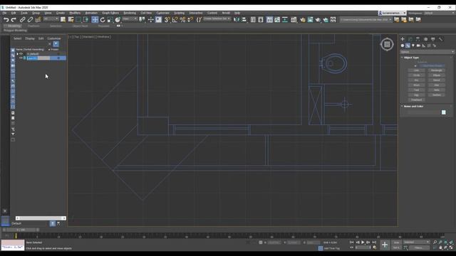 Importar planta do #AutoCAD para #3DSMax. смотреть онлайн