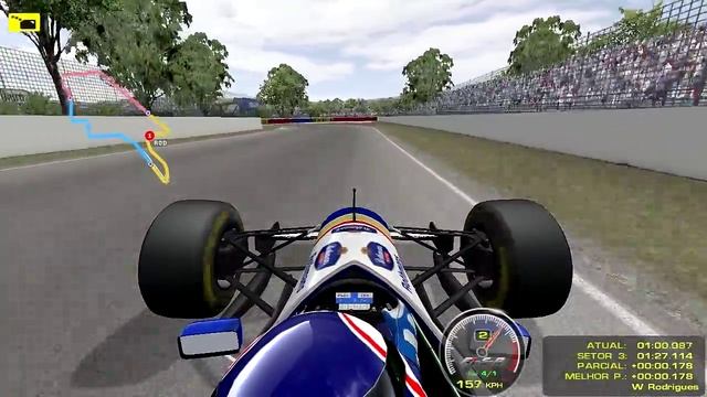[rFactor] Rothmans Williams-Renault FW16B @Adelaide With Nigel Mansell ► Mod SR 1994 1.3