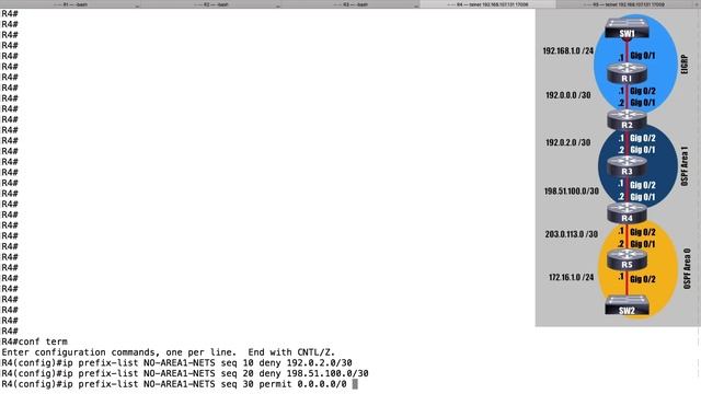 OSPF Route Filtering смотреть онлайн