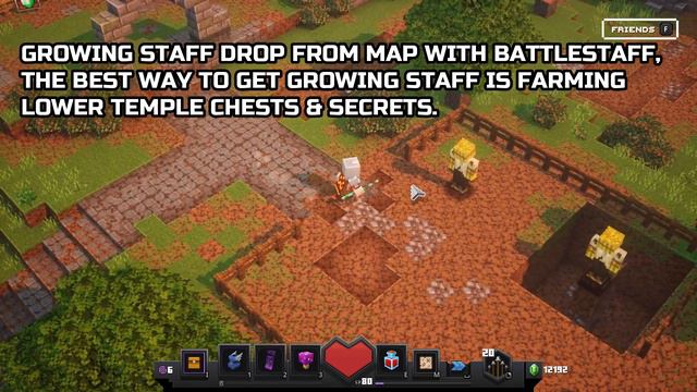 How to get Unique Growing Staff Minecraft Dungeons Jungle Awakens смотреть онлайн