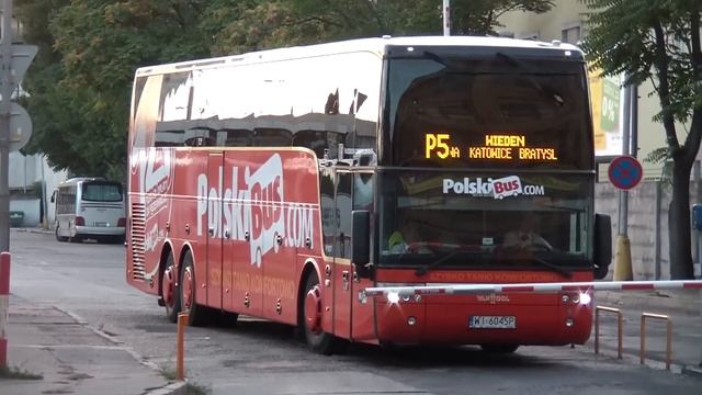 Van Hool TD921 Altano - PolskiBus - Linia P5 (Warszawa - Wiedeń) смотреть онлайн