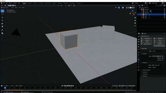 How to Create Rigid Body Initial Velocity in Blender смотреть онлайн