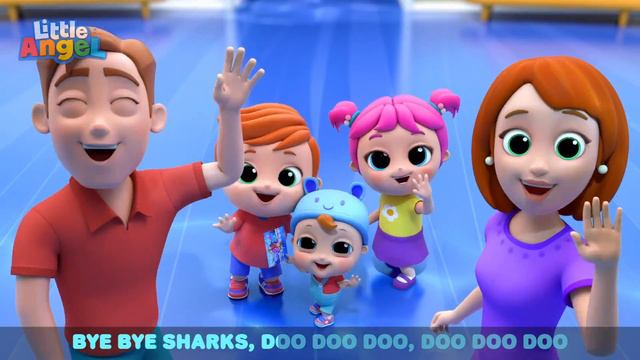 First Day of School on the Yellow School Bus | 1 Hour of Little Angel Nursery Rhymes смотреть онлайн