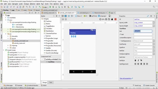 FloatingActionButton 2 | Boton Flotante | Material Design en Android Studio смотреть онлайн