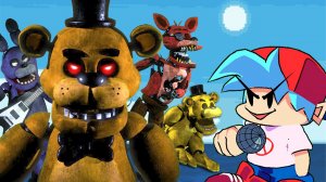 ФНФ ПРОТИВ ФНАФ 1 ► Friday Night Funkin' vs. Five Nights at Freddy's 1 week 1-5 + extras