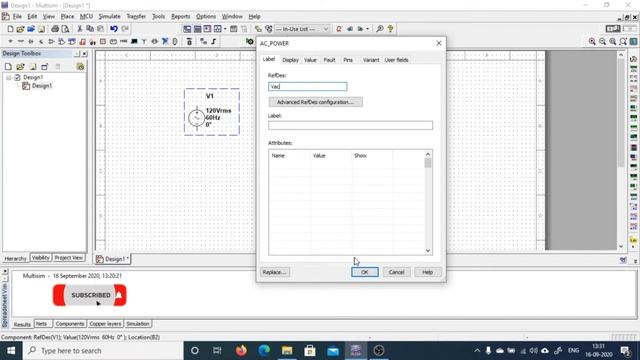 How To Prepare RL Series Circuit In Multisim | RL Series Circuit Multisim | Mruduraj
