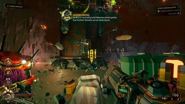 Deep Rock Galactic - Gunner Hazard 5 Salvage Operation in Magma Core (Twitch Integration Mod) смотреть онлайн
