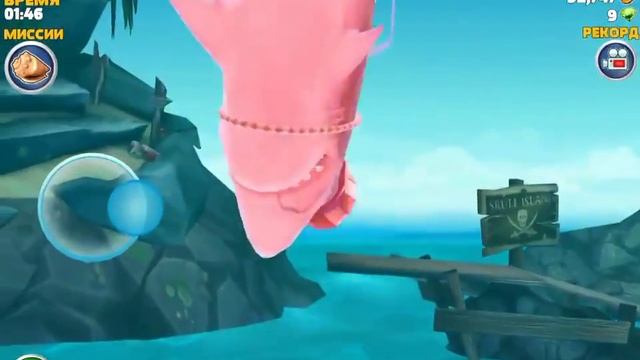 БАГИ ИГРЫ HUNGRY SHARK EVOLUTION ЧАСТЬ #1 БАГ НА МОСТУ С ТАБЛИЦЕЙ... смотреть онлайн