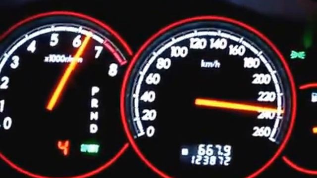 Subaru Legacy H6 скорость 240 km/h смотреть онлайн