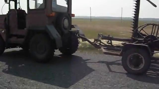 самодельный мини тралл для перевозки сенокоски смотреть онлайн