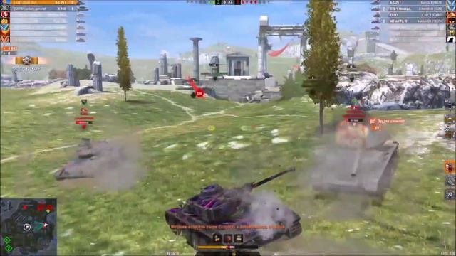 Bat.-Châtillon 25 t - Перестрелка на Элладе (WoT Blitz) [Highlight] смотреть онлайн