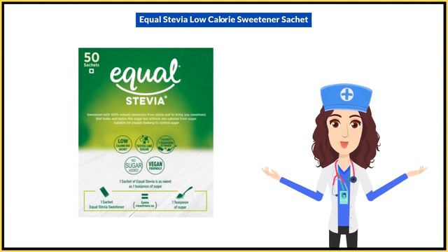 Equal Stevia Low Calorie Sweetener Sachet Uses In Hindi | Side Effects | Dose
