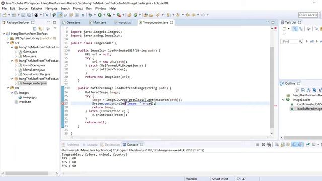 Java Game Programming - HangMan Part-4 / 3 смотреть онлайн