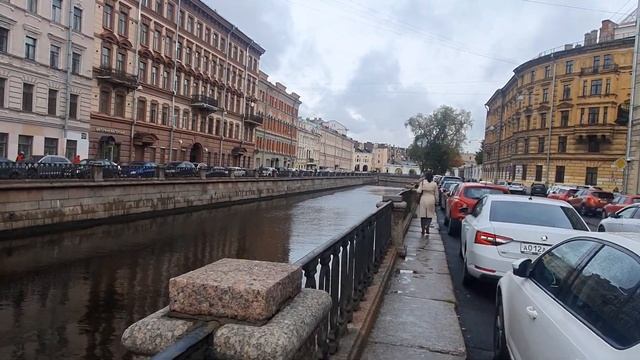 Прогулка вдоль Канала Грибое́дова — Санкт-Петербург. 15.09.2021. Снято на Samsung S10 Plus. Vlog. смотреть онлайн