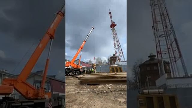 Вибропогружение шпунта (г. Кострома, ул. Мясницкая.) смотреть онлайн