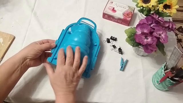 Гипс. Снеговик-копилка из гипса!!! Быстро и просто!!! смотреть онлайн