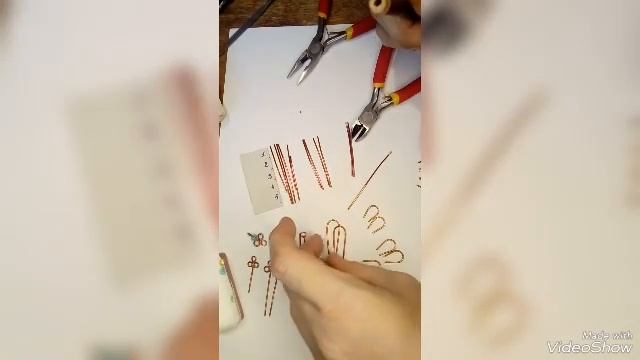 СЕРЁЖКИ ИЗ МЕДНОЙ ПРОВОЛОКИ СВОИМИ РУКАМИ
