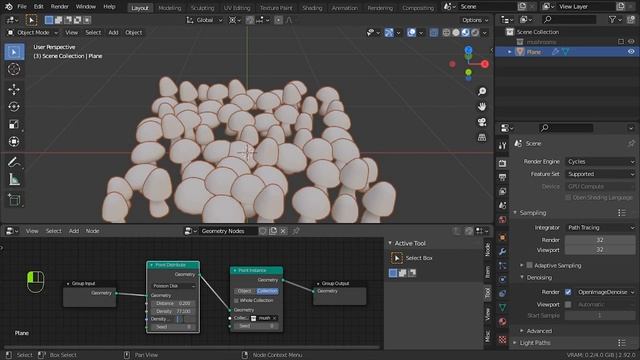 Blender Tutorial - Learn Geometry Nodes in 2 Minutes смотреть онлайн