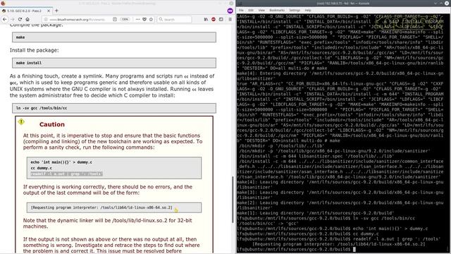 LFS 9.0 on Ubuntu 19.04 Part 2 of 7 смотреть онлайн