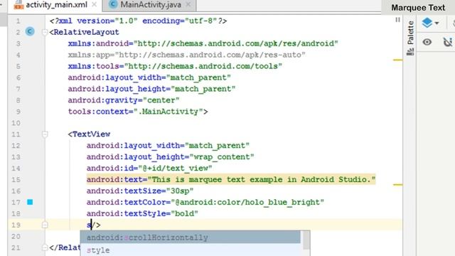 How to Implement Marquee Text in Android Studio | MarqueeText | Android Coding смотреть онлайн