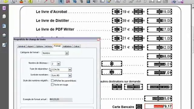 Formulaire PDF : calculs en JavaScript et en notation simplifiée смотреть онлайн
