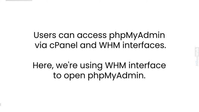 How to Repair MySQL Database via cPanel/WHM and phpMyAdmin? | MilesWeb смотреть онлайн
