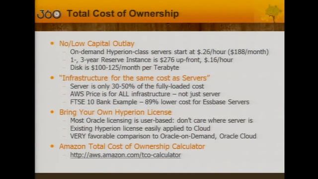 AWS re: Invent ENT 401- Oracle Enterprise Performance Management Applications in the AWS Cloud смотреть онлайн