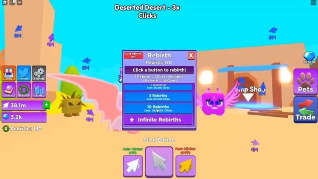 СИМУЛЯТОР КЛИКА Х! ЗАКЛИКАЛ ВСЕХ ТРИЛЛИОНАМИ СВОИХ КЛИКОВ! ROBLOX Clicking Simulator X смотреть онлайн