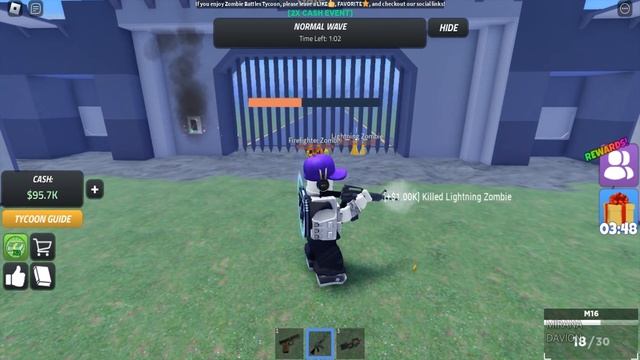 Roblox Zombie Battle Tycoon New Code May 2023 смотреть онлайн