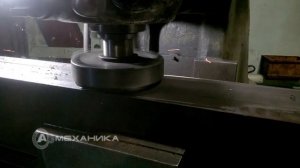 Фрезеровка заготовки под зубчатую рейку