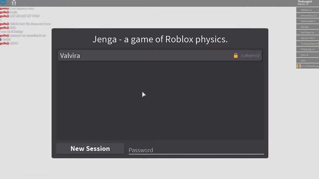 Roblox - Jenga | Roblox Physics смотреть онлайн