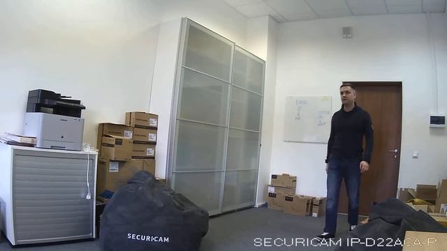 IP камера Securicam IP-D22ACA-P в помещении смотреть онлайн