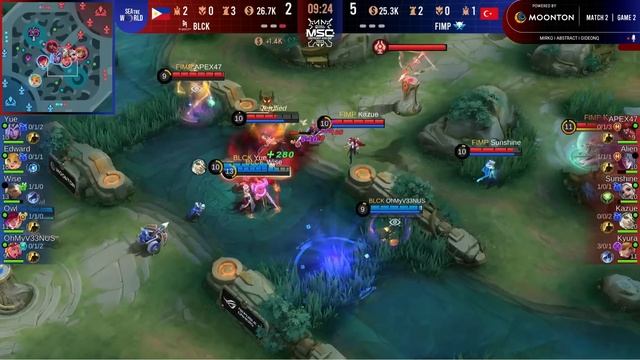 [EN] MSC Knockout Stage Day 1 | FIRE FLUX IMPUNITY VS BLACKLIST INTERNATIONAL | Game 3 смотреть онлайн