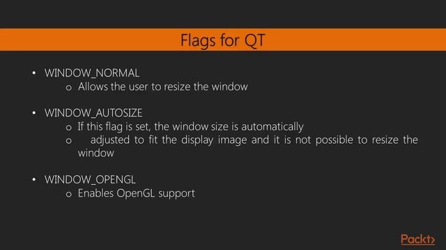 OpenCV 3 by Example : The OpenCVUser Interface and a Basic GUI | packtpub.com смотреть онлайн