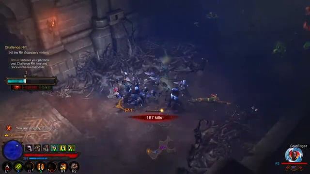 Diablo 3 | Challenge Rift 146 | Witch Doctor смотреть онлайн