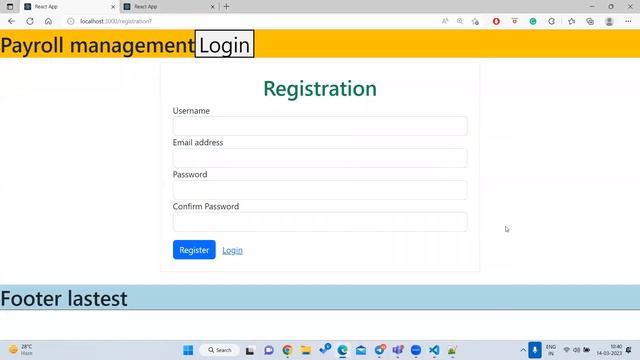 Part 20 Uncontrolled way React forms | React Validations | useRef hook смотреть онлайн