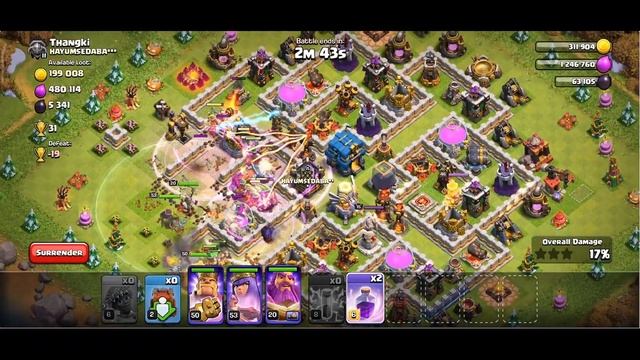 ?ЧТО ОНИ ТВОРЯТ!►МИКС НА 12ТХ В CLASH OF CLANS смотреть онлайн