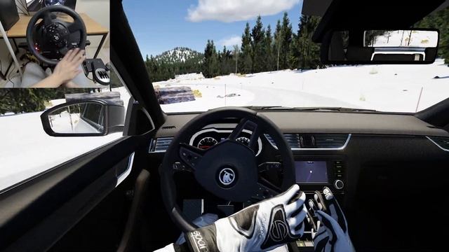 Assetto Corsa - Skoda Octavia Combi VRS 2014 [Steering Wheel Gameplay]