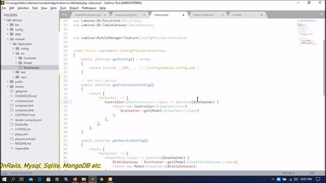 Laminas fetch data Part-05 | How to config database connection | Laminas-db | Database & Model смотреть онлайн