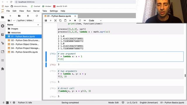 PYTHON: Definizione ed invocazione di funzioni Lambda (M1-E07) смотреть онлайн