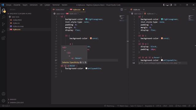 Sass - Scss Dersleri 4 - Nesting Yapısı - İç İçe Kullanım смотреть онлайн