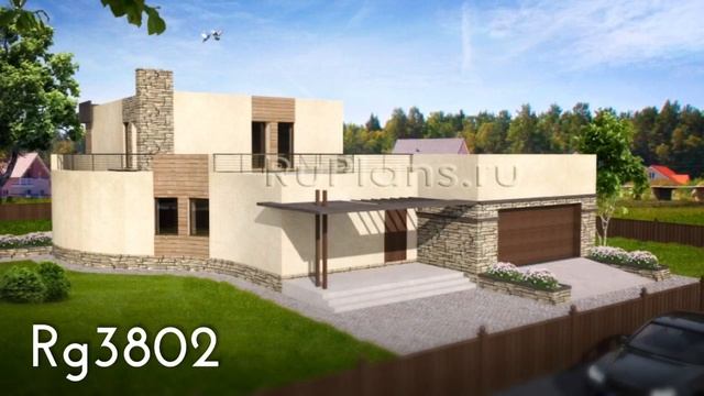 Проекты домов с плоской крышей RuPlans. Топ-10 смотреть онлайн