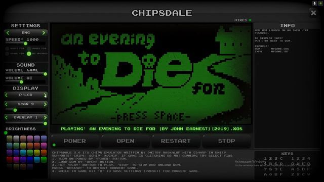 Эмулятор CHIP8DALE 3.0 (обзор обновления) смотреть онлайн
